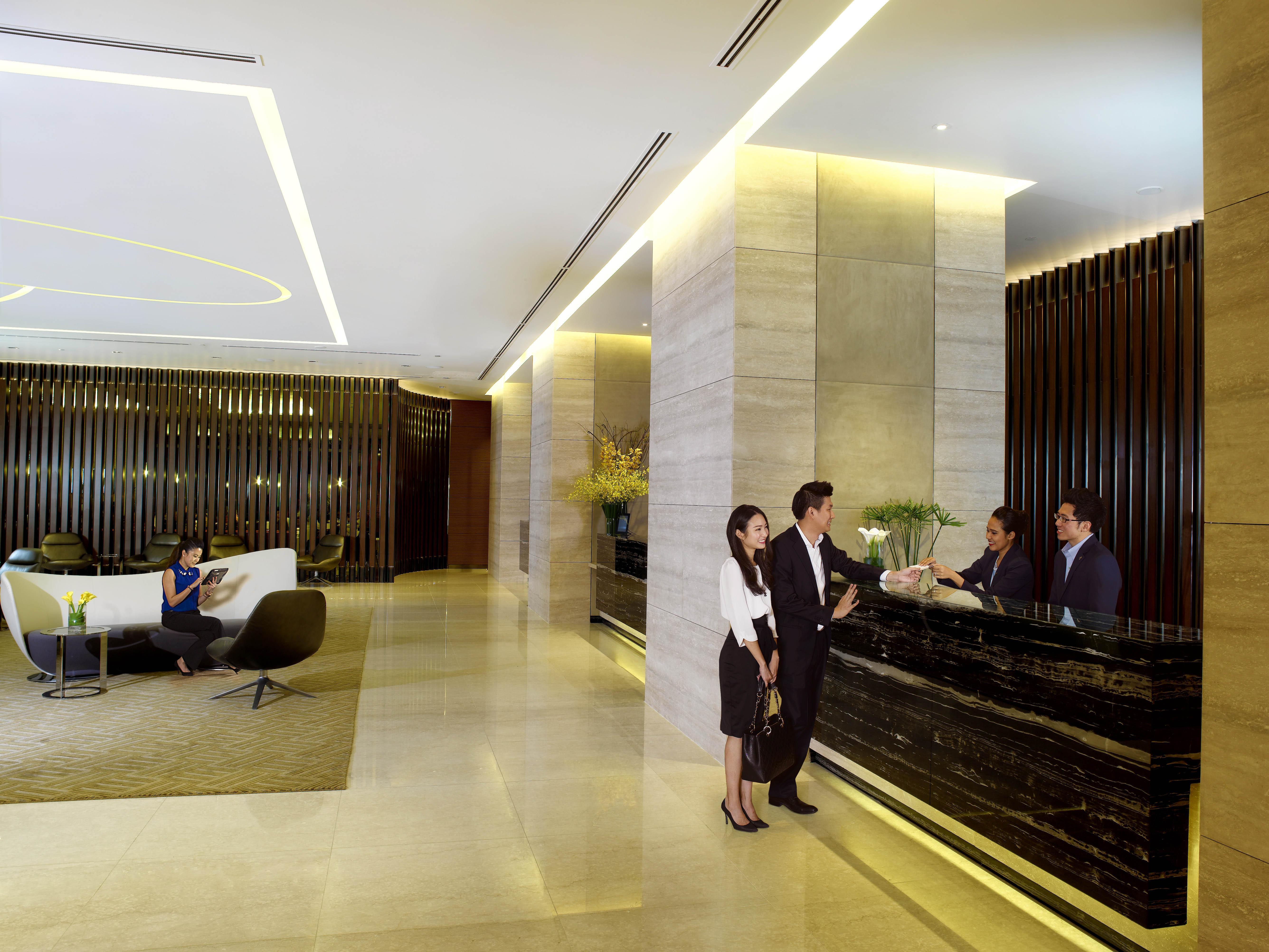 One Farrer Hotel سنغافورة المظهر الخارجي الصورة The lobby of the hotel